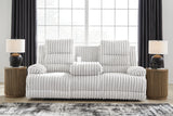 Rhines Falls Power Reclining Sofa with Drop Down Table