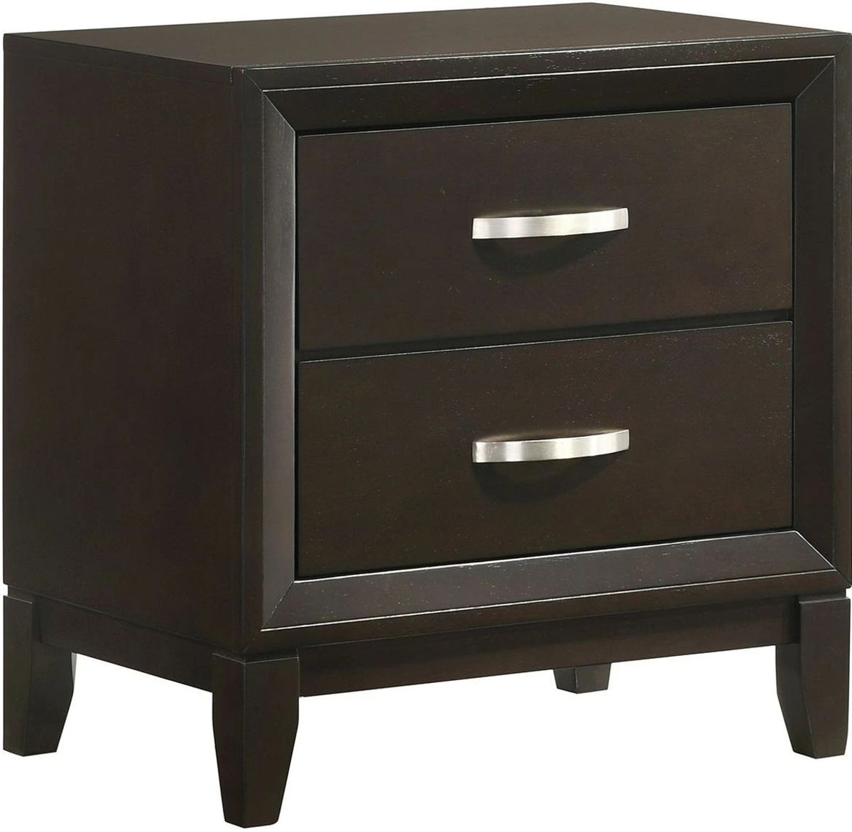 Elements International Beaumont Youth Nightstand in Merlot