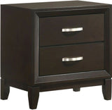Elements International Beaumont Youth Nightstand in Merlot