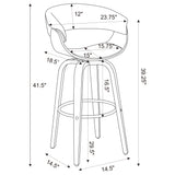 Zion Swivel Bar Chair