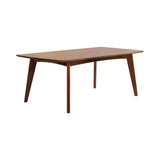 Malone Rectangular Dining Table Dark Walnut