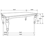 Bridget 7 Pc Dining Set