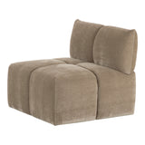 Marisol - Modern Taupe Fabric Sectional Sofa