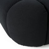 Yolonda - Modern Black Fabric Bed