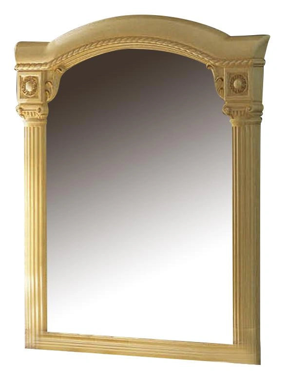 ESF Furniture Aida Mirror in Ivory w/ Gold