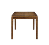 Gia 5 Pc 60" Dining Table & 4 Chairs-Brown