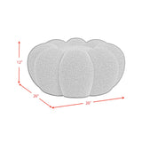 Bubble Swivel Chair and Ottoman in Grey