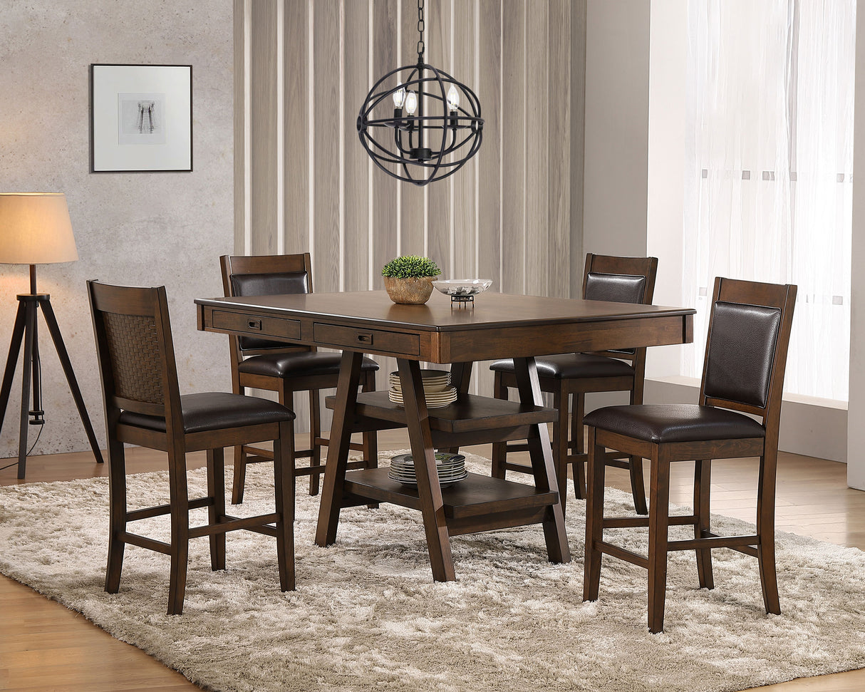 Dewey 5 Pc Counter Height Dining Sets