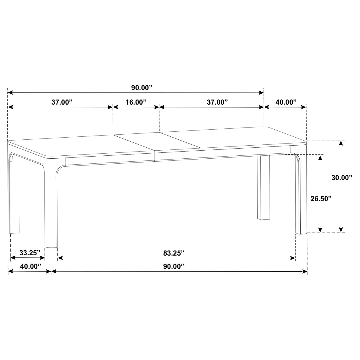 Solano Extension Dining Table