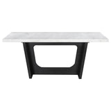 Sherry Rectangular Marble Top Dining Table set