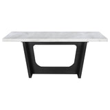 Sherry Rectangular Marble Top Dining Table set
