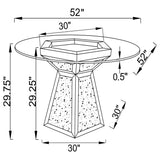 Quinn 5 Pc Dining Set