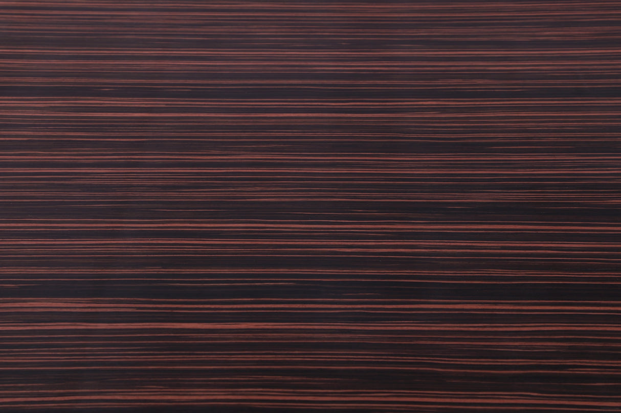 Excel Brown Zebra Wood Veneer Lacquer Extendable Dining Table (3 Boxes)