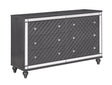 Crown Mark Refino 6 Drawers Dresser in Gray image