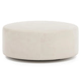 Lolo Leather Ottoman Without Nails