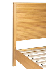 Seattle - Modern Natural Oak Bed