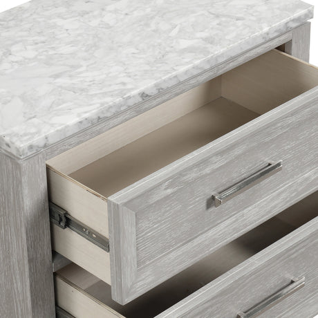 Fiona Nightstand-Mist Gray