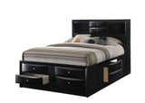 Crown Mark Furniture Emily Captain's Queen Bed in Black image