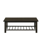 VESTA COFFEE TABLE & 2 END TABLE SET-ESPRESSO