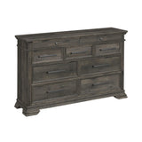 Park Ridge Sleigh Storage Bedroom Set in Charcoal