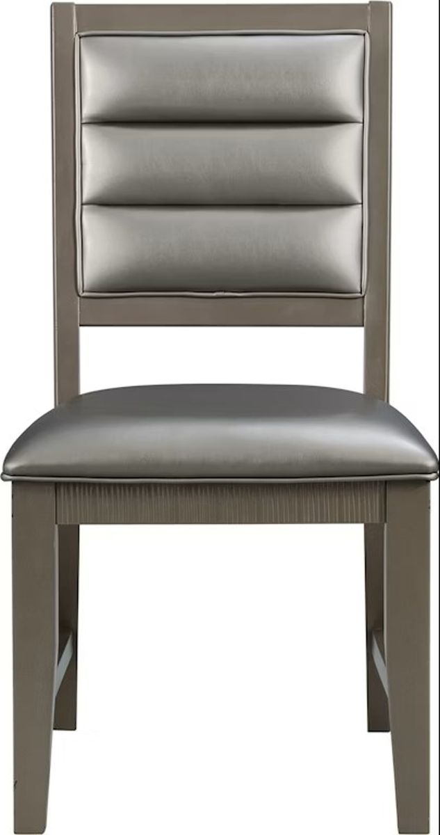 Elements International 14.5 Side Chair in Dark Champagne