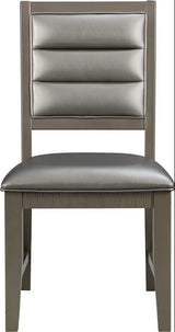 Elements International 14.5 Side Chair in Dark Champagne