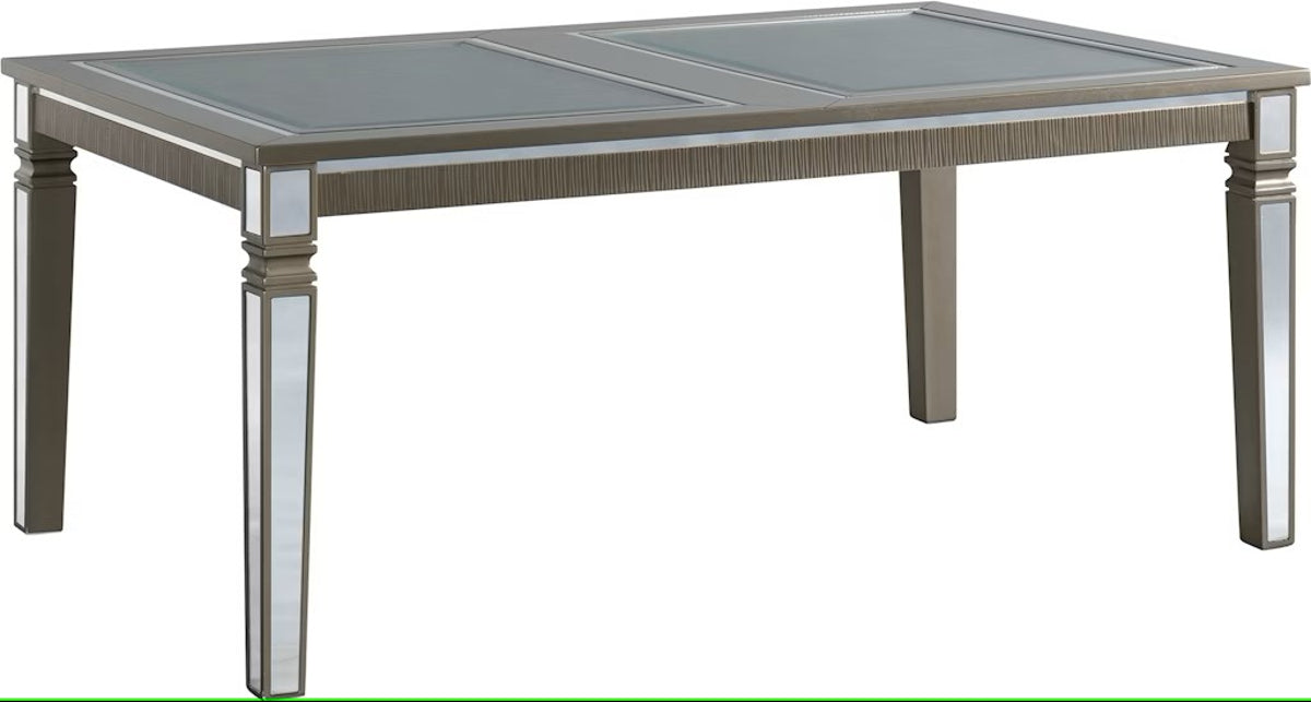 Elements International 14.5 Dining Table in Dark Champagne image