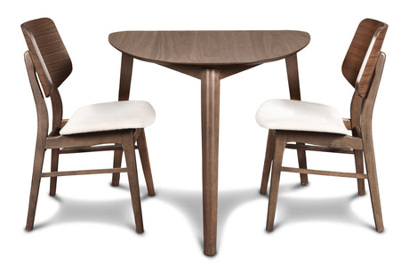 Oscar Corner Table-Walnut