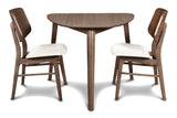 OSCAR CORNER TABLE - WALNUT