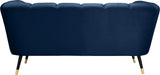 Beaumont Navy Velvet Loveseat