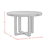 Bahama Breeze 5PC Standard Height Dining Set in Black-Table and Four Chairs