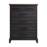 Montrose Chest in Espresso & Brown