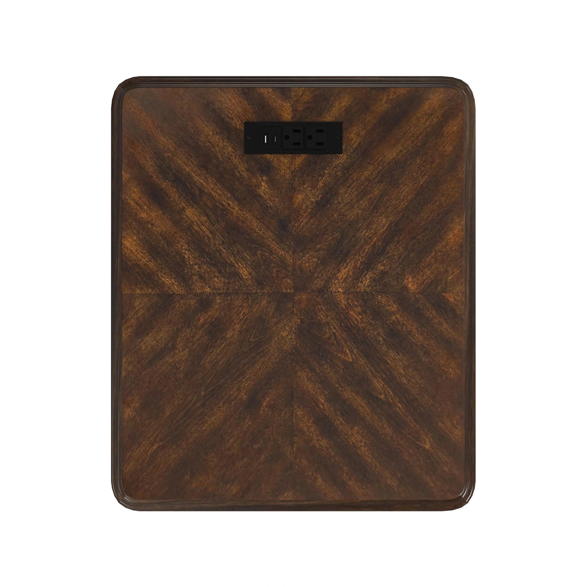 Phillipe 2-Drawer Cabinet with USB in Cherry