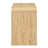 Mara Two Drawer End Table / Bedside Table-Natural