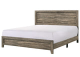 Crown Mark Millie King Panel Bed in Grey image