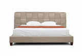 McKamey - Modern Beige Fabric Bed