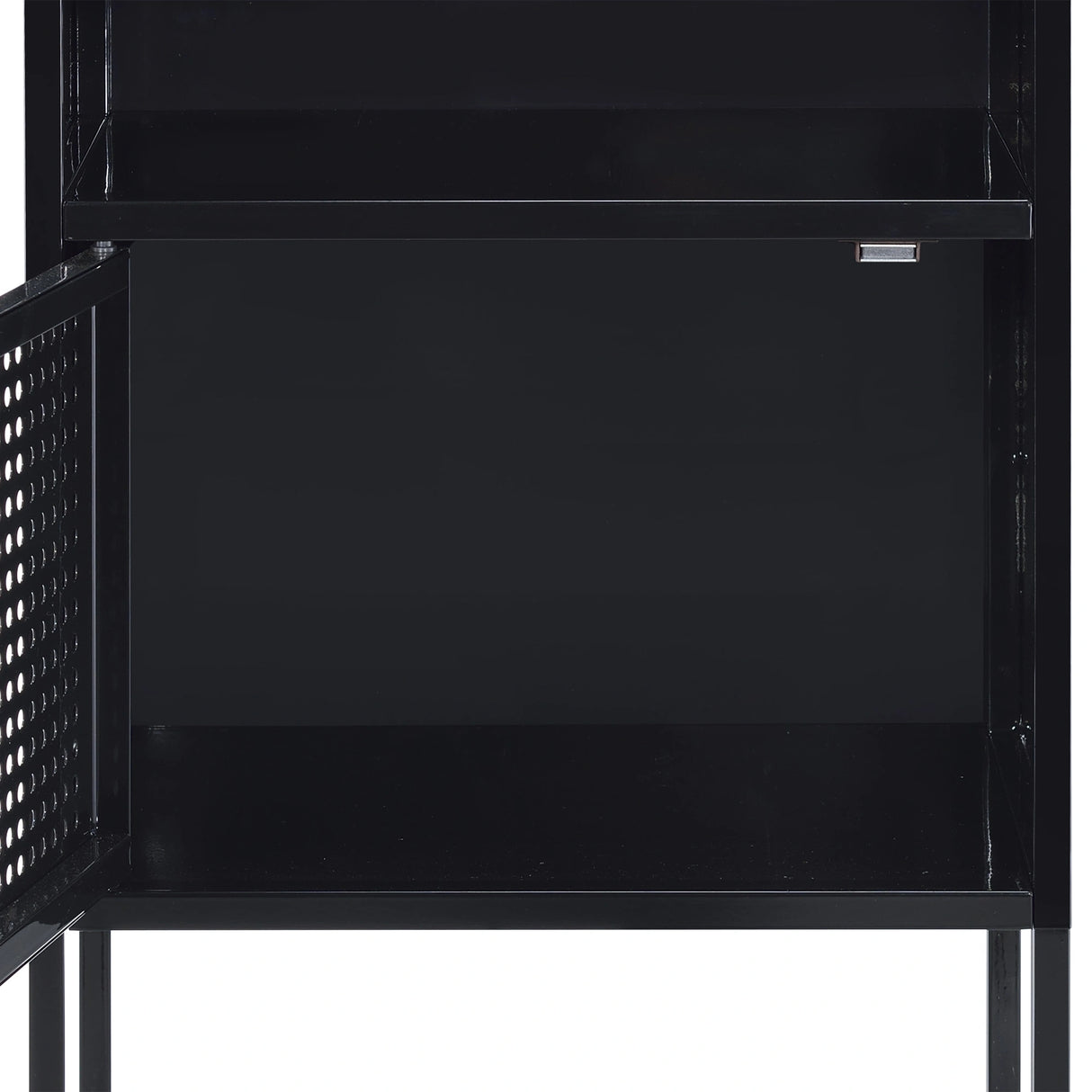 Ember Nightstand (C-1094) BLACK NIGHTSTAND W/ USB