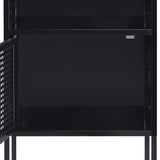 Ember Nightstand (C-1094) BLACK NIGHTSTAND W/ USB