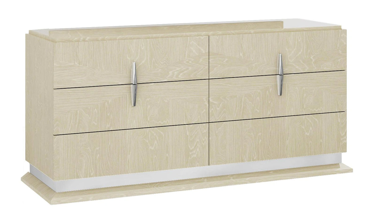 J&M Furniture Chiara Dresser in Light Walnut