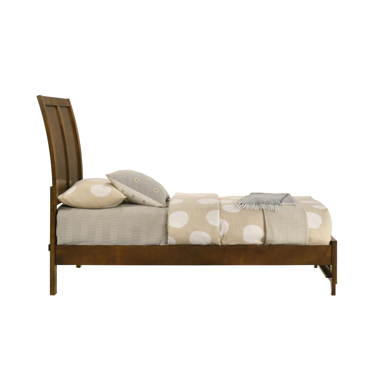 Ballard 3/3 T Headboard, Footboard & Slat Kit-Walnut