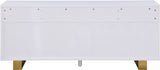 Excel White Lacquer Sideboard/Buffet