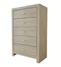Crown Mark Furniture Jaylen 5 Drawer Chest in Gray image