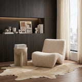 Spiro - Modern Beige Fabric Accent Chair