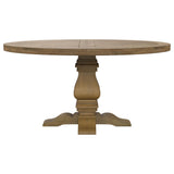 Florence 5-piece Round Dining Table Set Rustic Honey
