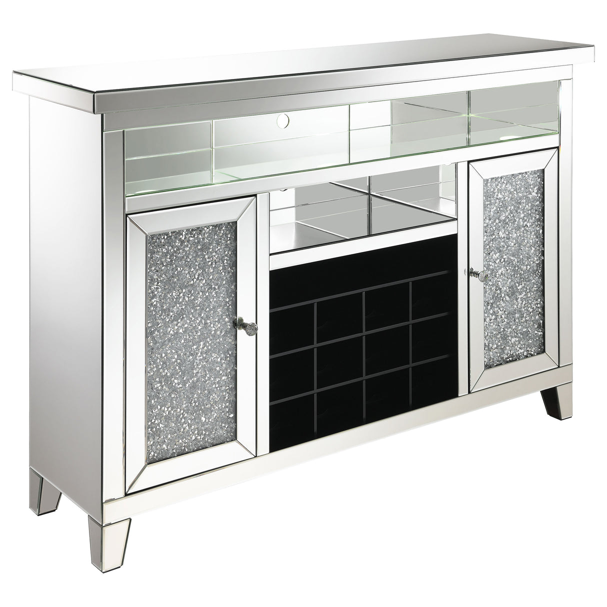 Melinda Bar Cabinet with LED Lighting
