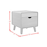 Halo Smart End Table in Black