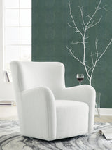 Rowenburg Swivel Glider Accent Chair