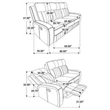 Raelynn Reclining Sofa Set