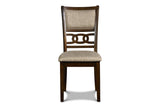 GIA ROUND DINING 5 PC SET - CHERRY