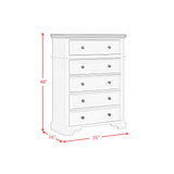 Eastwood Youth UPH Bedroom Set in Off-White